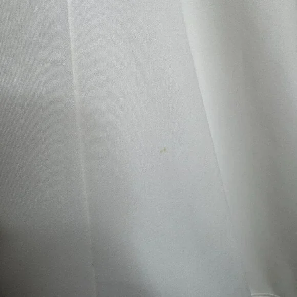 White Deep V-Neck Maxi Dress - Picture 3 of 6